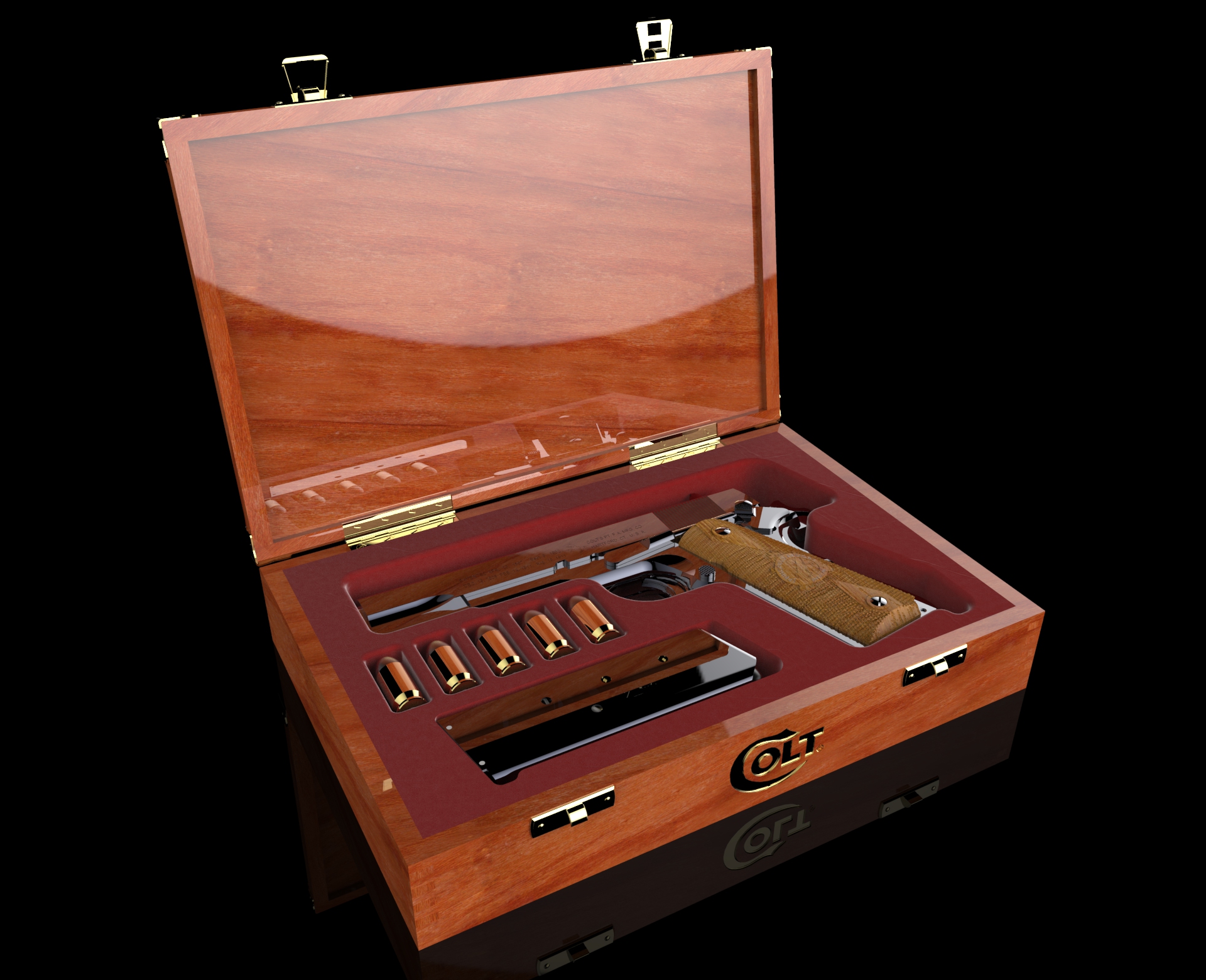 柯尔特M1911展示盒